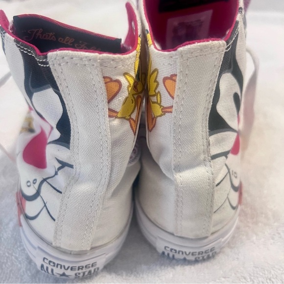 Converse All Star Women High-tops Chuck Looney Tunes Theme Size 7 - Picture 4 of 9